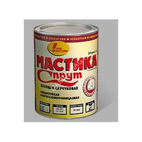 Мастика каучуковая клеящая "Спрут" 1 л Новбытхим *1/12/624