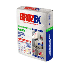 Шпаклевка гипсовая WR 64 ФИНИШ ГРОСС УНИВЕРСАЛ 25 кг BROZEX *1/45