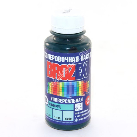 Колер паста изумруд №14 0,1 л BROZEX *6/108
