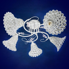 Люстра N3196/5 5*40W E27 (q-620 h-250) VERNER LIGHTING *1