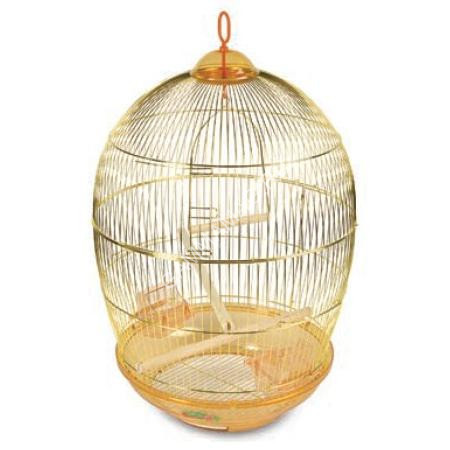 Клетка (Triol) N 480 (d=48*76.5) золото для птиц 1шт