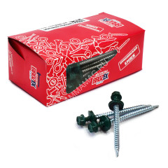 Саморезы кровельные BROZEX коробка 4,8*70 (50шт) RAL 6005 темно-зеленый *6