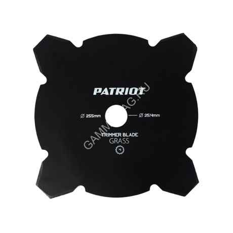 Нож для триммера 255мм 4лезвия ТВМ-4 PATRIOT *1/40