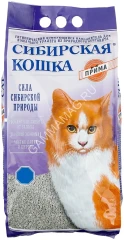 Наполнитель (Сибирская кошка) 10л Прима комкующийся для кошек