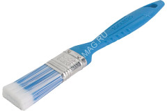 Кисть плоская Лазурит 25мм искусственная щетина пластик.ручка арт.0101201/0111421 Toolberg *12/960