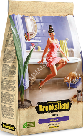 Brooksfield Adult Cat Urinary 0,4кг индейка/рис сухой для кошек при мочекаменной болезни (354745) NEW