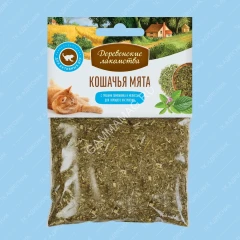 Деревенские лакомства 0,015кг кошачья мята Лимонник + мелисса (72970049)