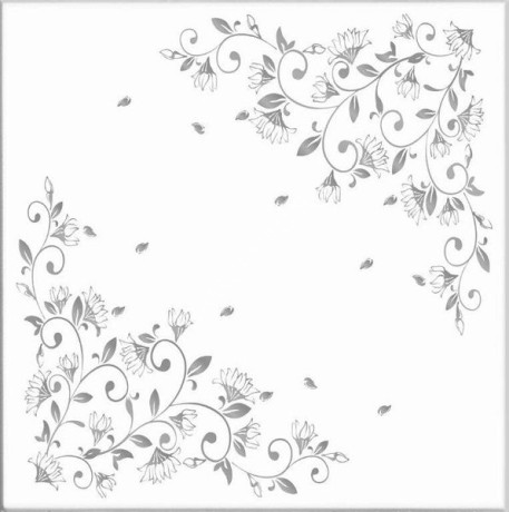 Потолок полистирол СОЛИД / ШЕЛК/ серебро 517 (уп = 2 м2 ) *21