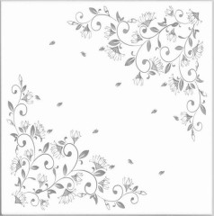 Потолок полистирол СОЛИД / ШЕЛК/ серебро 517 (уп = 2 м2 ) *21