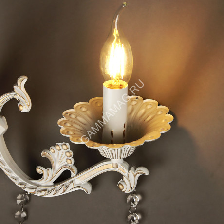 Бра N3028/1W WG 1*40W E14 220V (h=310, w=135, l=280) VERNER LIGHTING *1