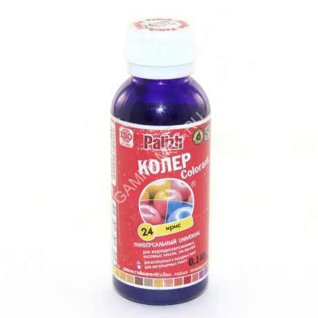 Колер паста ирис №24 0,1 л Palizh *6/108