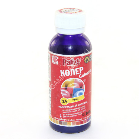 Колер паста ирис №24 0,1 л Palizh *6/108