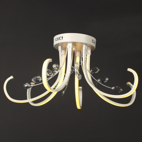Люстра YT094/6 WT 65W LED 220V 3000К 1-режим (h-300; d-700) VERNER LIGHTING *1