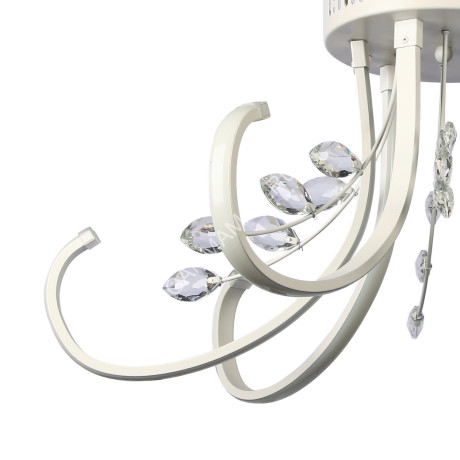 Люстра YT094/6 WT 65W LED 220V 3000К 1-режим (h-300; d-700) VERNER LIGHTING *1
