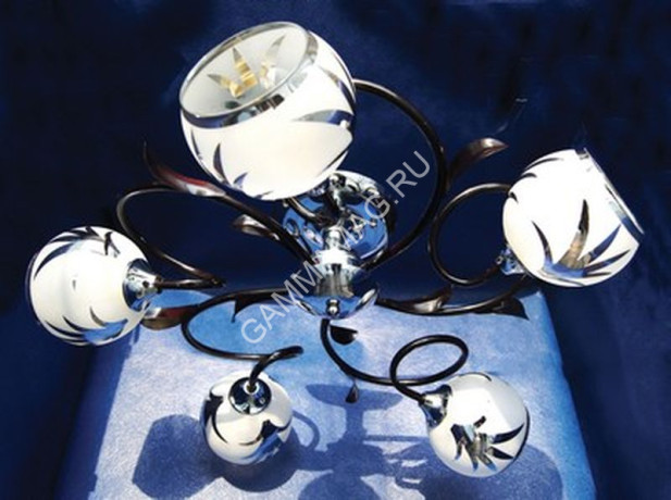Люстра К0704/5 Фантазия 5*60W E27 (h=250, ф=560) VERNER LIGHTING *1