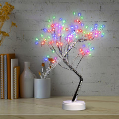 Фигура световая Дерево с самоцветами 36microLED 3*АА выс.45см ЕGNID - 36MC ЭРА Б0056009 *1/24