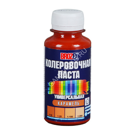 Колер паста карамель №23 0,1 л BROZEX *6/108