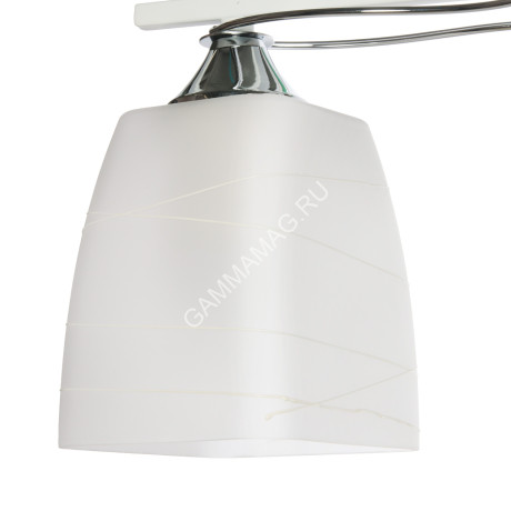 Люстра N2260/2 WT+CH Е27 2*40Вт (h=300; d=480) VERNER LIGHTING *1