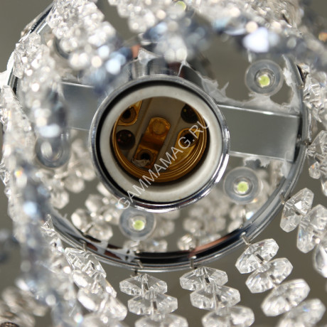 Люстра S0667/5 CH 5*60W Е27 с пультом d.400 VERNER LIGHTING