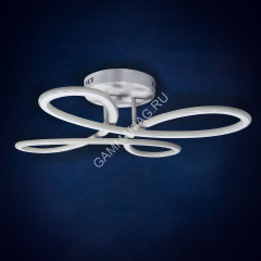 Люстра YT096 WT 80W LED 220V пульт 3000К-6,500К 3-режима (h-165; d-690) S=20м2 VERNER LIGHTING *1
