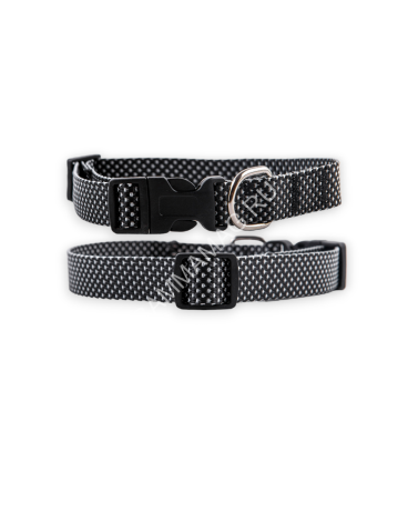 Ошейник (Аркон) Dog&Vogue NEO нейлон шир. 20 мм, 33-50 см черный