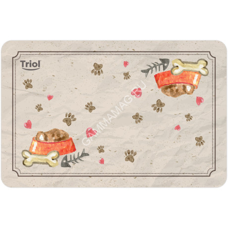 Коврик (Triol) под миску Косточки, 43*28см