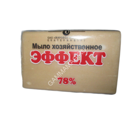 Мыло хоз. 200г 78% ЭФФЕКТ п/эт арт.120/270 ЕЖК *60