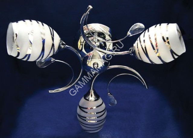 Люстра К0705/3 Космос 3*60W E27 (h=250, ф=500) VERNER LIGHTING *1
