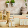 Банка для продуктов пластм. "Rosemary" 1,1л 100x100x205мм с пробковой крыш. SE105810996 *1/12