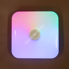 Светильник светодиодный акриловый 330*330мм 48W LY 6140B YX+RGB LED+ Bluetooth+RGB пульт S=16м2*1/10