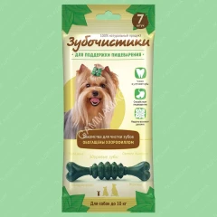 Зубочистики 0,06кг лакомство Мятные (7шт) для собак мелких пород (73303976)