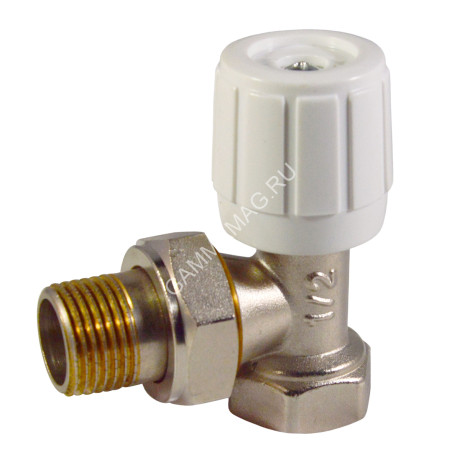 Клапан радиаторный регулирующий угловой 3/4"(_15) М/П CTM CARAVH34 *1/3