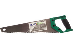 Ножовка по дереву по сырой древесине Прямой зуб 400 мм Runex Green арт.577441 *1/24