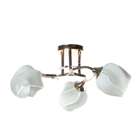 Люстра А2367/3 FG Е27 3*40Вт ( h=280; d=470) S=12м2 VERNER LIGHTING *1