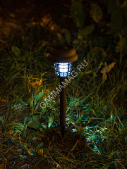 Светильник садовый на солнч. батарее "EG" Сад 2LED Антимоскит *1/24