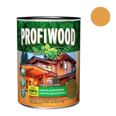Защитно-декоративное покрытие для древесины алкидное орегон 0,7 кг PROFIWOOD *1/14/490