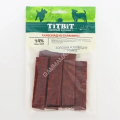 TiTBiT 0,07кг Золотая коллекция карбонад из баранины для собак